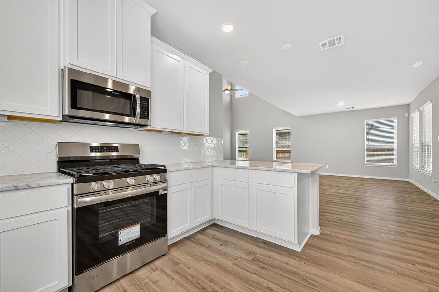 Furnished interior view inside a new home in Sunterra, Katy (Image 8). Furnished interior view inside a new home in Sunterra, Katy (Image 8).