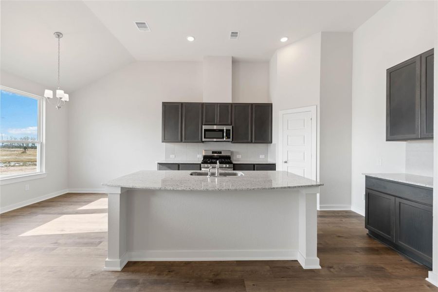 Furnished interior view inside a new home in Southfork Ranch, Sealy (Image 5).
