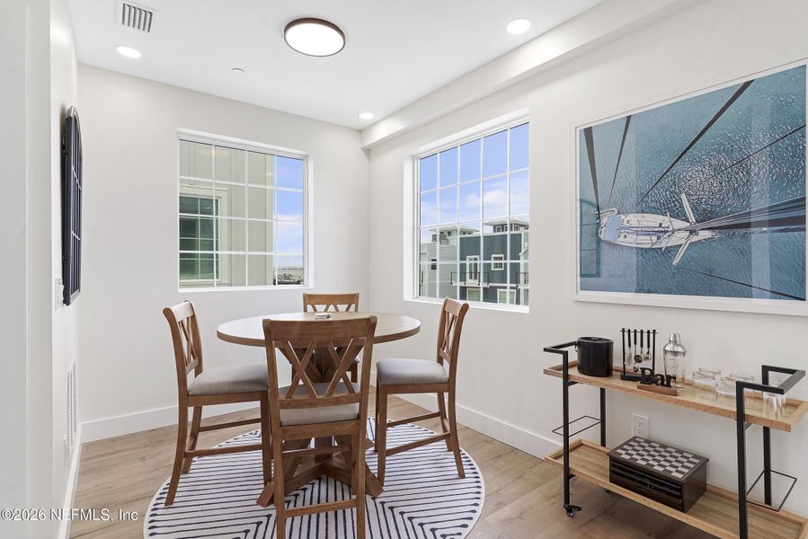 Furnished interior view inside a new home in , St. Augustine (Image 38).