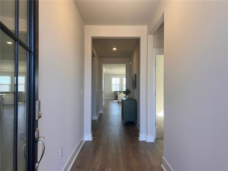 Step inside this inviting entry, revealing warm fl Step inside this inviting entry, revealing warm fl