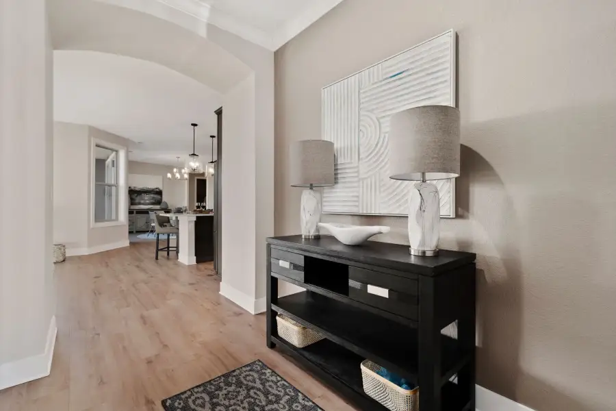 Furnished interior view inside a new home in The Courtyards at Lupton Village, Fort Lupton (Image 17).