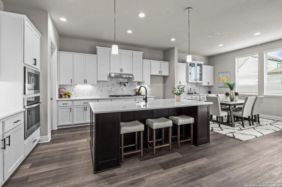 Furnished interior view inside a new home in Legacy at Lake Dunlap, New Braunfels (Image 6).