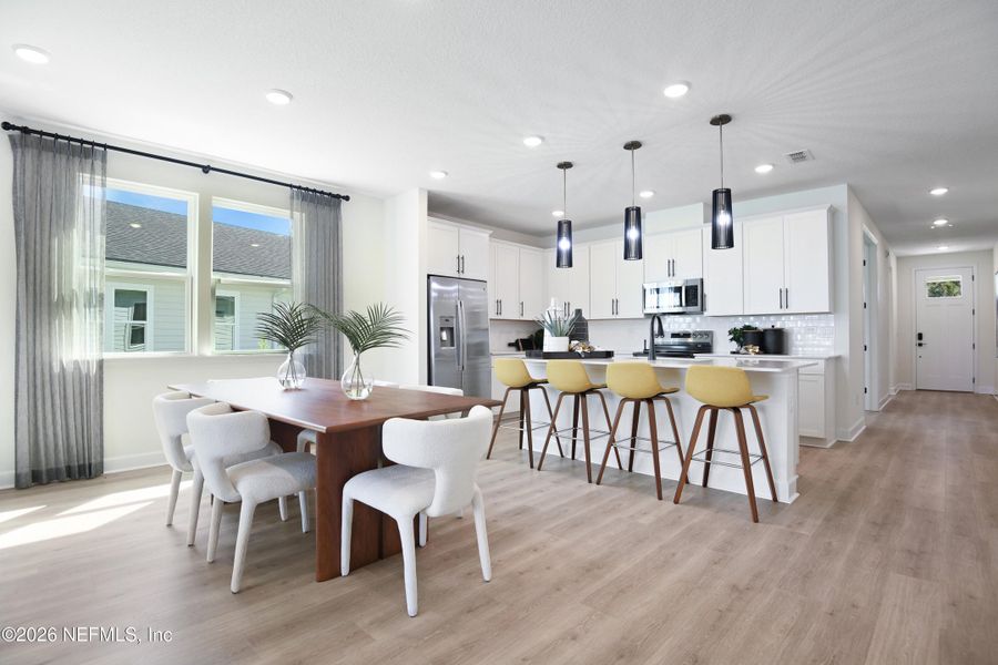 Furnished interior view inside a new home in Woodbridge, Fernandina Beach (Image 8).