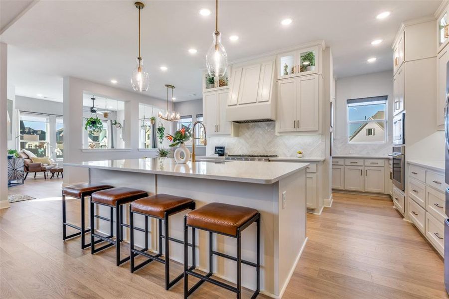 Furnished interior view inside a new home in Pecan Square - Estates, Northlake (Image 16).