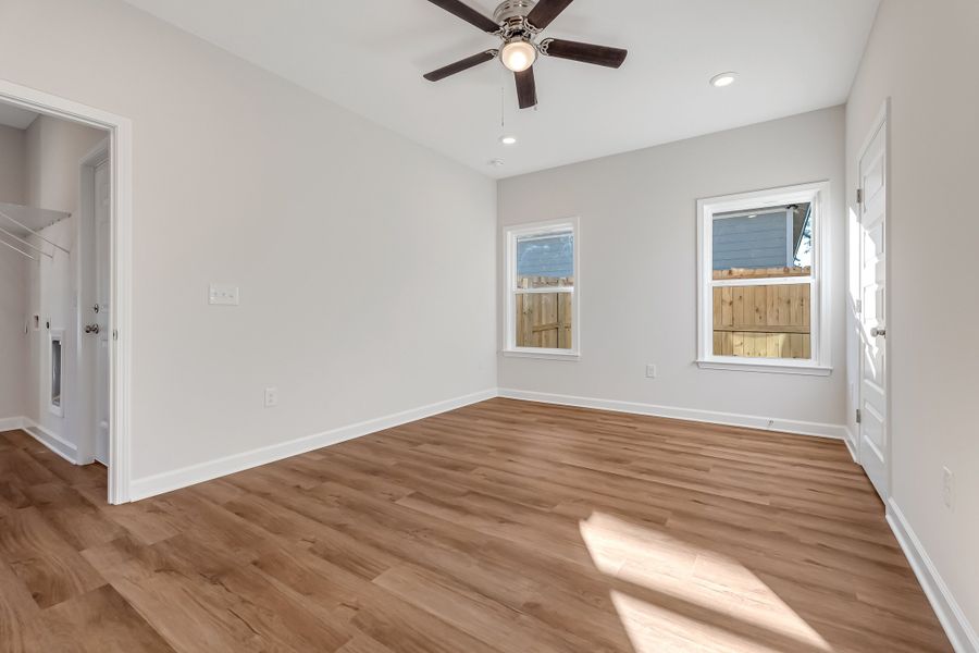Spacious, unfurnished interior of a new home in Live Oak Cottages, Freeport (Image 30). Spacious, unfurnished interior of a new home in Live Oak Cottages, Freeport (Image 30).
