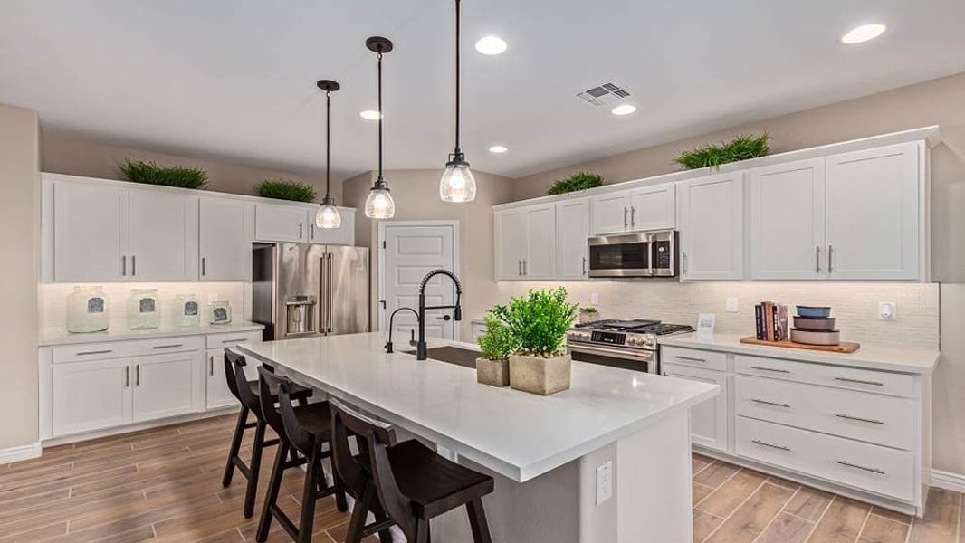 Representative furnished interior of a home built from the Paisley by Taylor Morrison in Paradisi Discovery Collection, Surprise (Image 11).