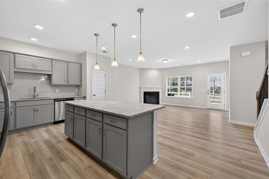 Furnished interior view inside a new home in Jameson Towns, Villa Rica (Image 8).