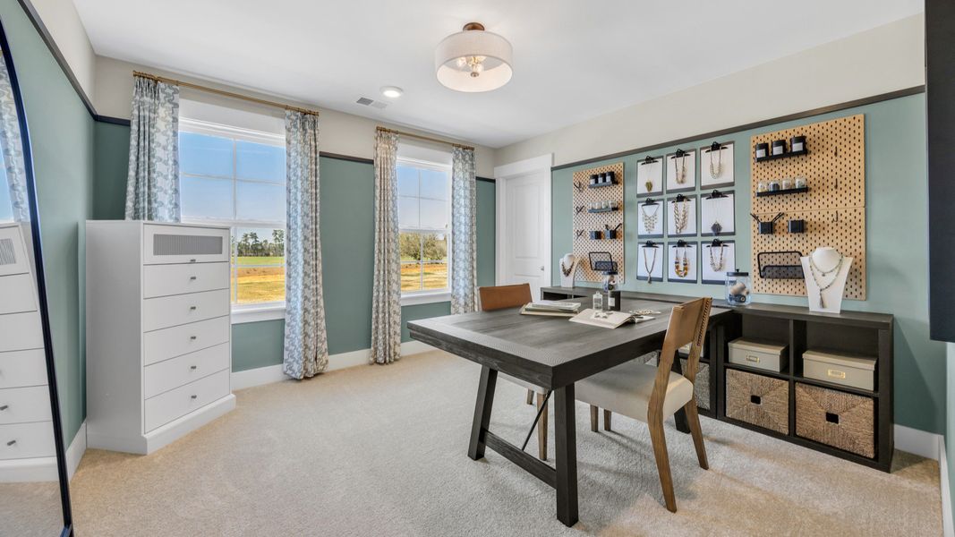 Representative furnished interior of a home built from the Lighthouse by DRB Homes in Chestnut Farms, Longs (Image 31).