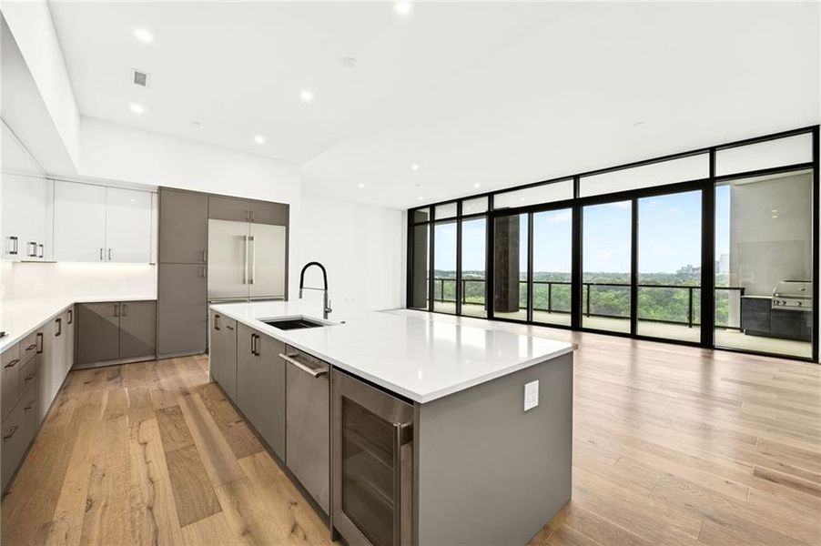 Furnished interior view inside a new home in The Dillon Buckhead, Atlanta (Image 6).