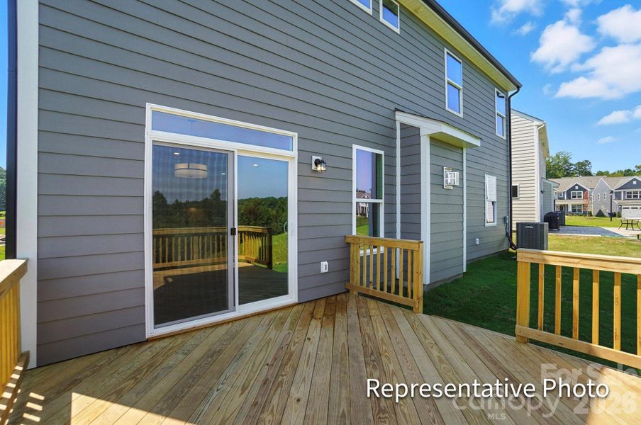 Exterior details and patio area of a home in , Sherrills Ford (Image 20).