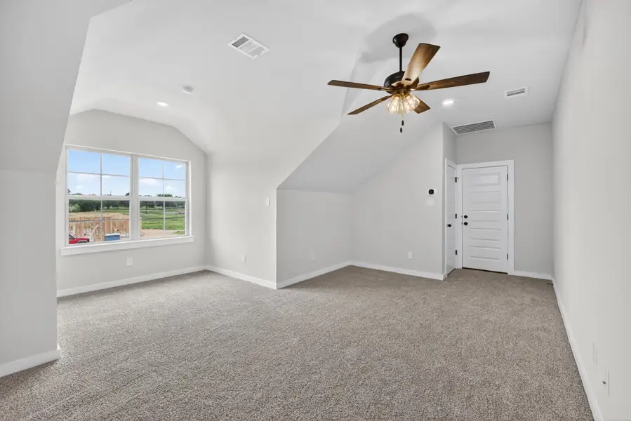 Representative unfurnished interior of a home built from the Garrison III by Cheldan Homes in Arbor Oaks, Boyd (Image 36).