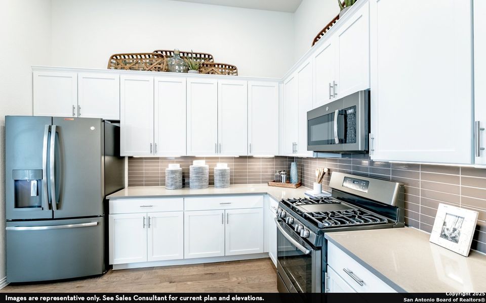 Furnished interior view inside a new home in The Woodlands at Medina Hills, Mico (Image 12). Furnished interior view inside a new home in The Woodlands at Medina Hills, Mico (Image 12).