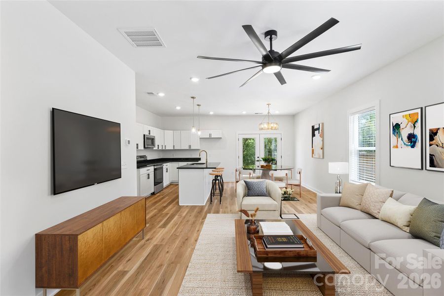 Furnished interior view inside a new home in , China Grove (Image 10).