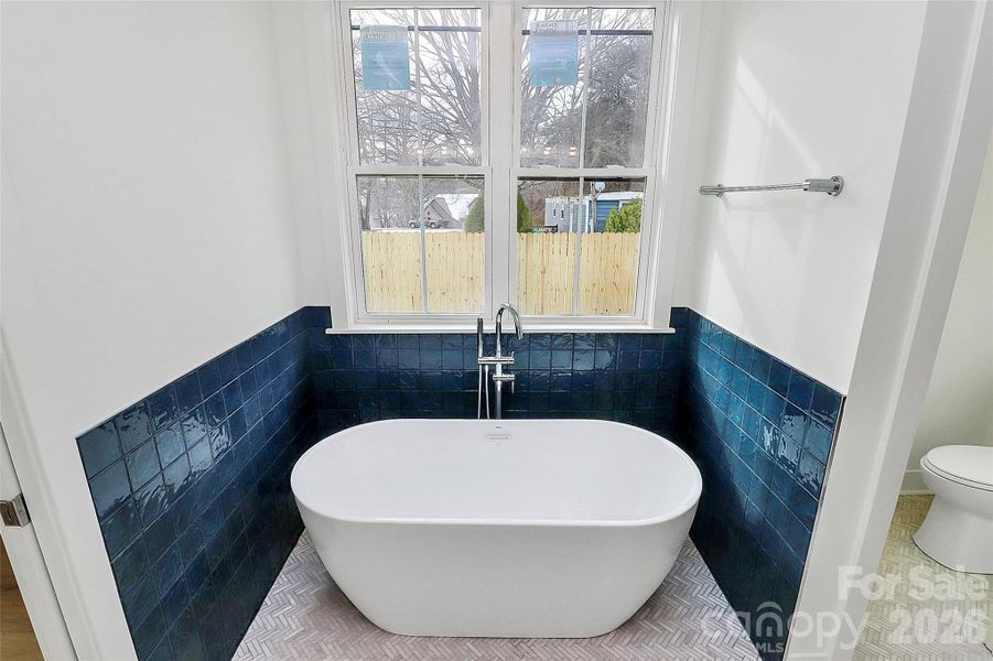 Main Floor Primary Bathroom Tub