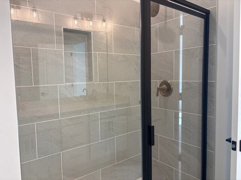 Primary Bath featuring the AW Collection® Serene - Clean forms offer quiet luxury.