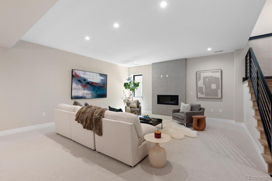 Furnished interior view inside a new home in , Denver (Image 5).