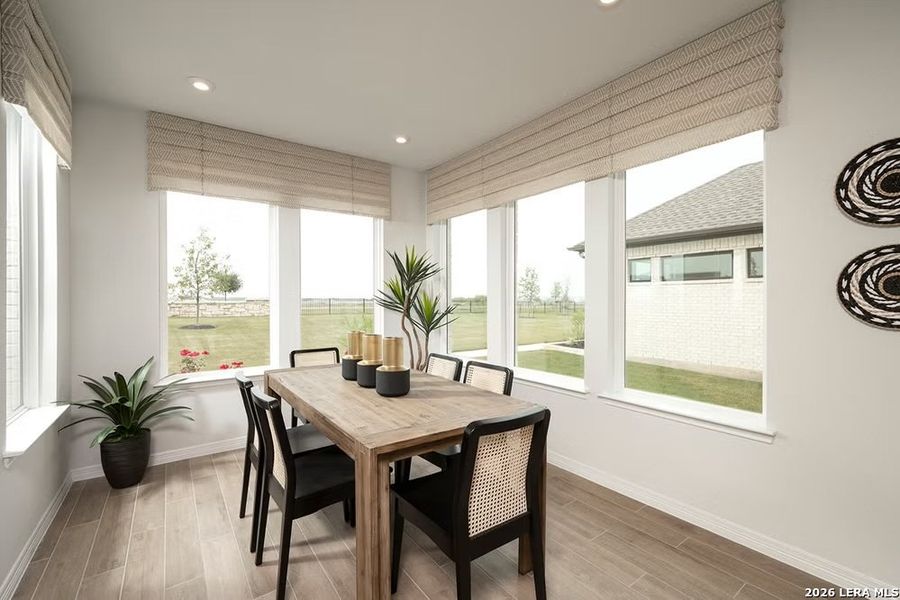 Furnished interior view inside a new home in The Parklands, Schertz (Image 13).