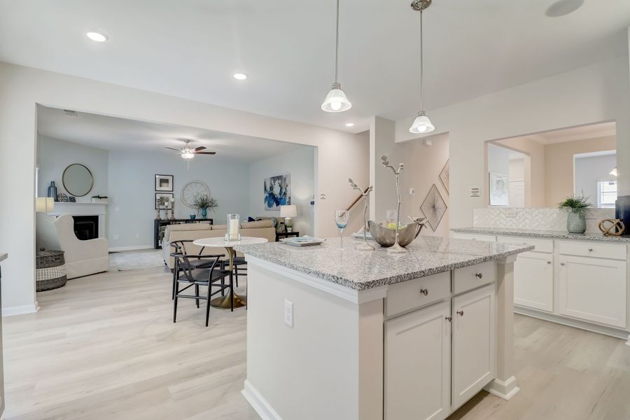 Representative furnished interior of a home built from the Devonshire ll by Great Southern Homes in Lynbrook, Boiling Springs (Image 13).