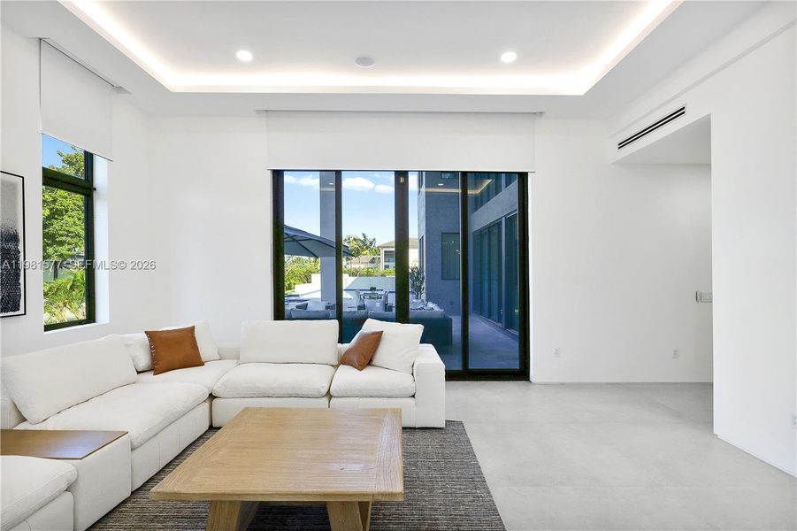 Furnished interior view inside a new home in , Davie (Image 44).