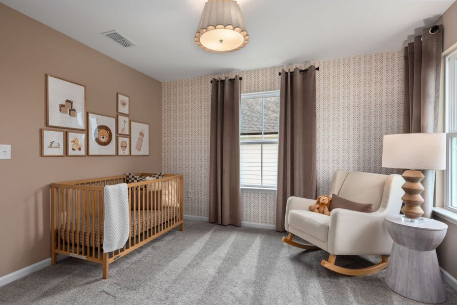 Representative furnished interior of a home built from the Mitchell by Pulte Homes in Wimberly, Willow Spring (Image 8).