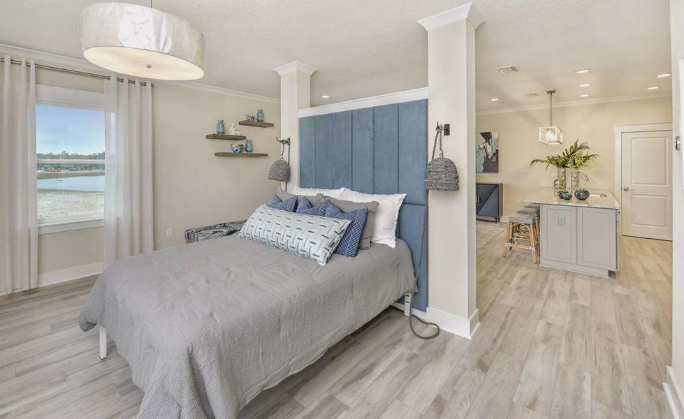 Furnished interior view inside a new home in Seven Pines, Jacksonville (Image 38).