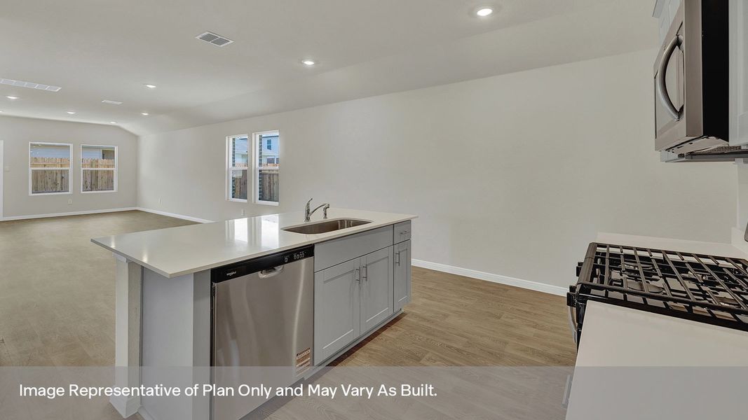 Furnished interior view inside a new home in Whisper South, San Marcos (Image 8).