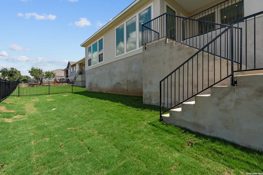 Exterior details and patio area of a home in , Boerne (Image 23).