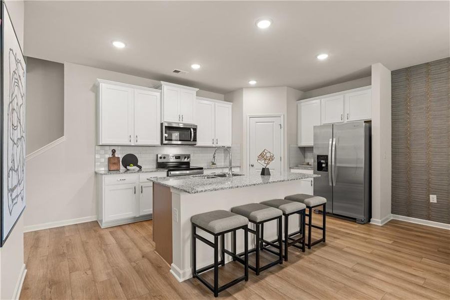 Furnished interior view inside a new home in The Retreat at Walden Park, Jonesboro (Image 10).