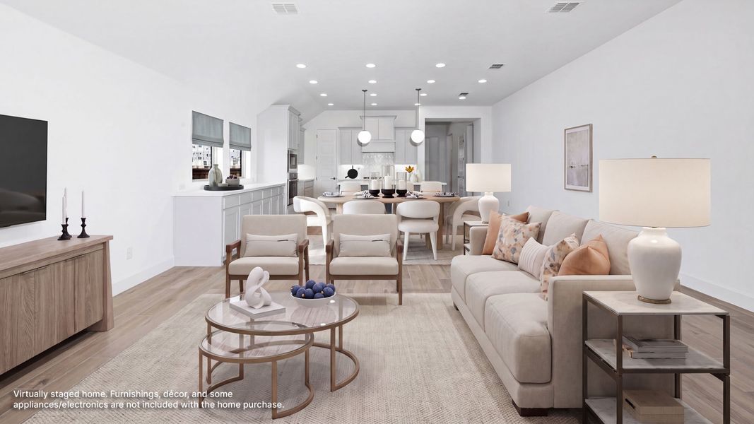 Furnished interior view inside a new home in Lakewood Village, Lakewood Village (Image 8). Furnished interior view inside a new home in Lakewood Village, Lakewood Village (Image 8).