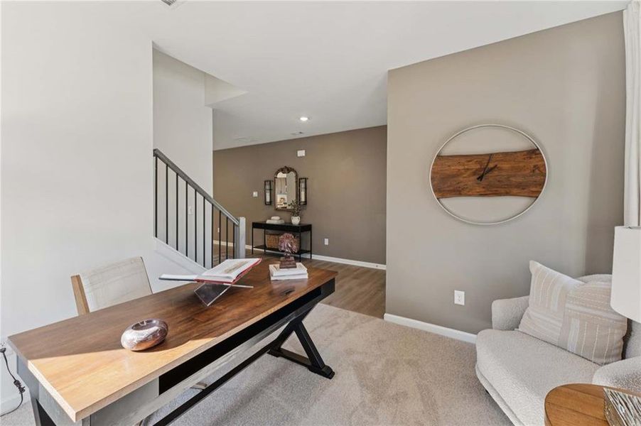 Furnished interior view inside a new home in , Dallas (Image 15).
