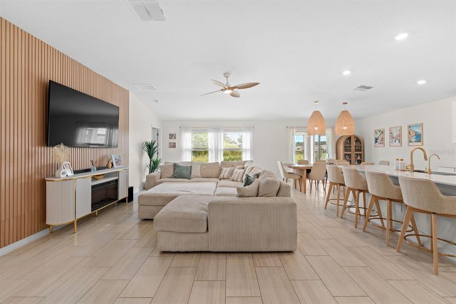 Furnished interior view inside a new home in Mirada, San Antonio (Image 13).