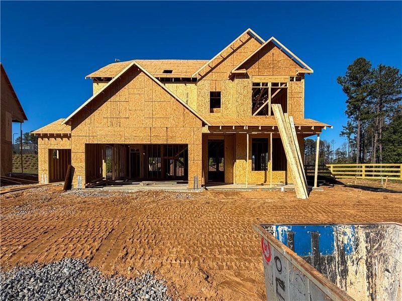 In-progress construction of a new home in , Dallas, GA (Image 43).