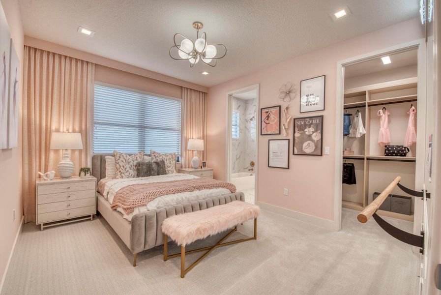 Furnished interior view inside a new home in Apex at Avenir, Palm Beach Gardens (Image 38).