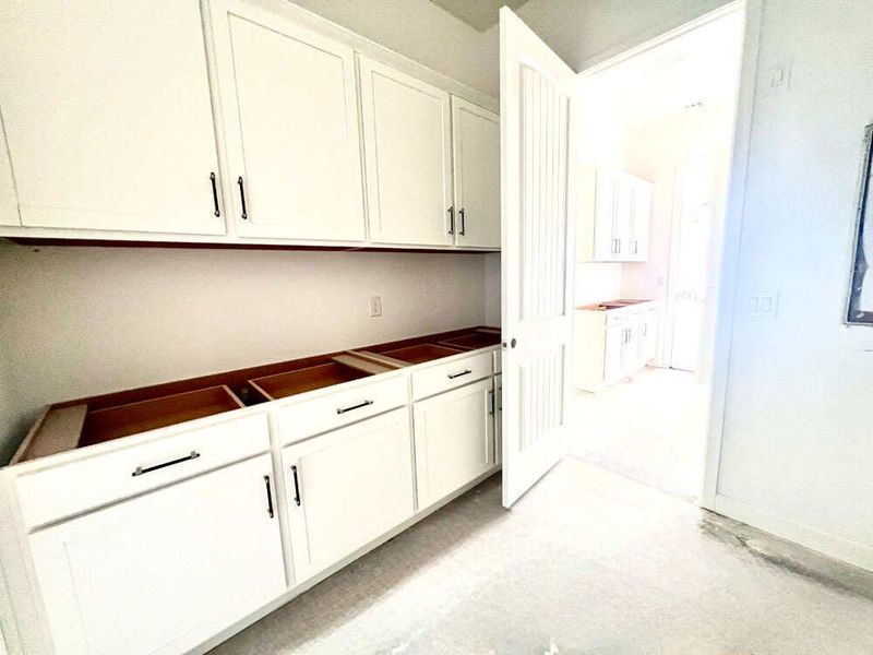 Laundry room cabinets