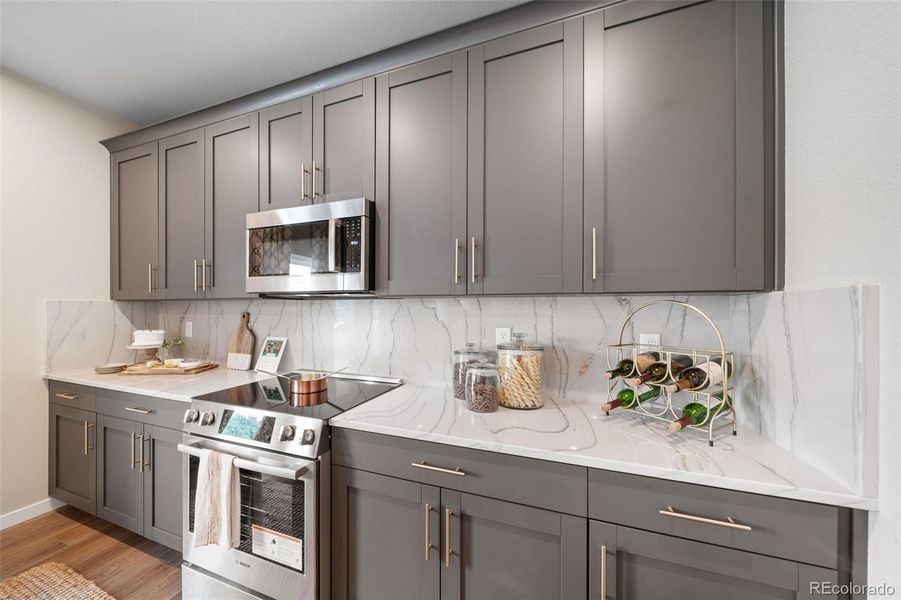 Furnished interior view inside a new home in , Aurora (Image 22).