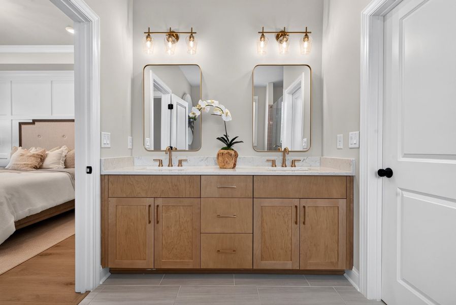 Representative furnished interior of a home built from the The Benton IV by The Providence Group in Ward's Crossing Townhomes, Johns Creek (Image 46).