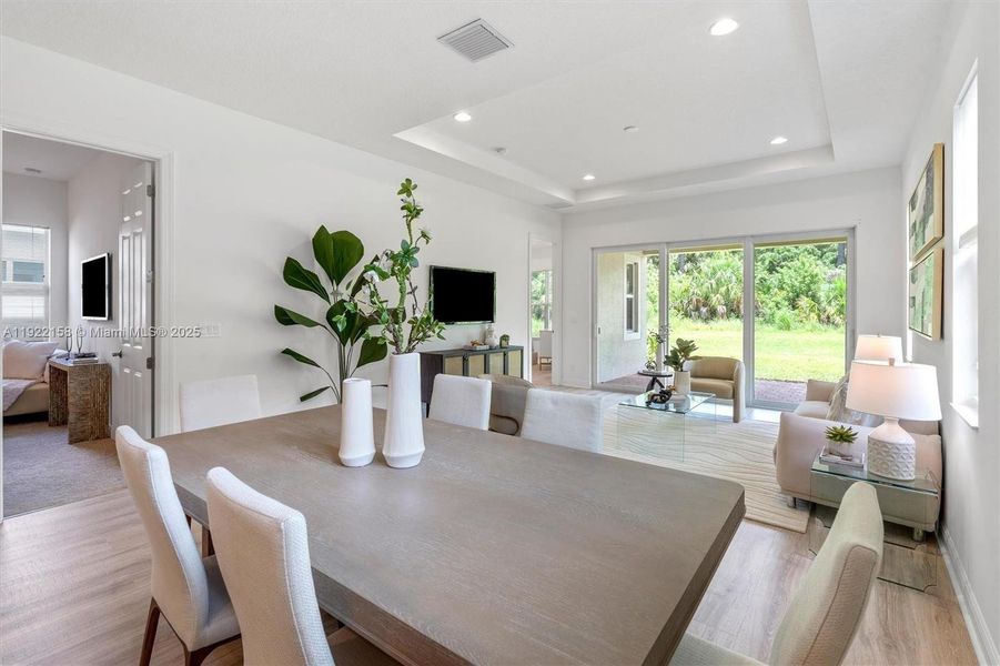 Furnished interior view inside a new home in PGA Village Verano, Port St. Lucie (Image 3).