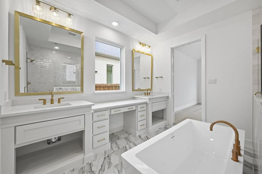 Furnished interior view inside a new home in StarView, Prosper (Image 17).