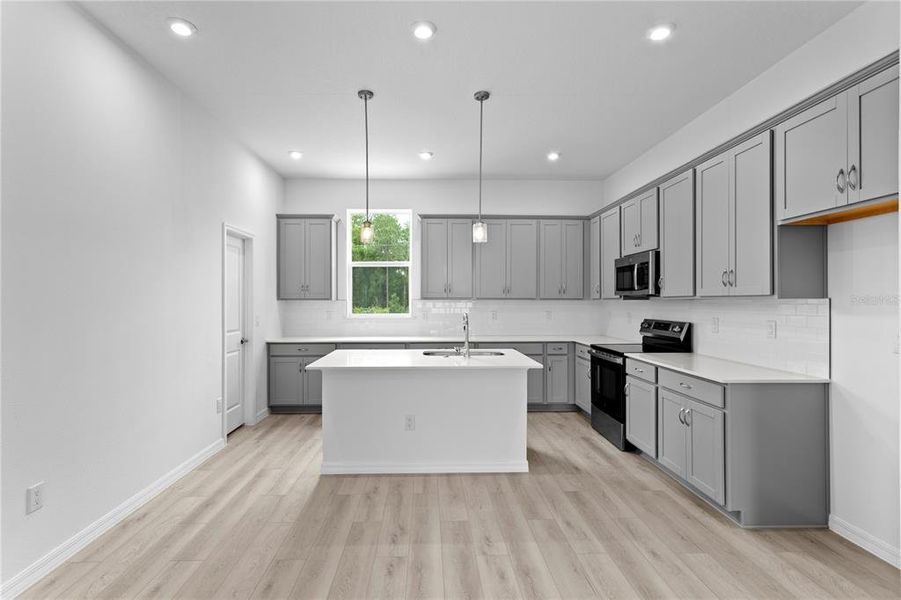Furnished interior view inside a new home in , Westchase (Image 18).