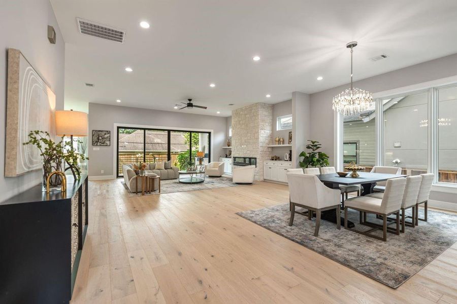 Furnished interior view inside a new home in , Houston (Image 32).