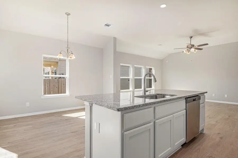 Furnished interior view inside a new home in Clear View Estates, Willis (Image 8). Furnished interior view inside a new home in Clear View Estates, Willis (Image 8).