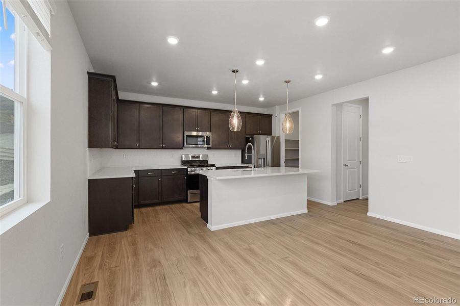 Furnished interior view inside a new home in The Manors Collection at Golden Overlook, Golden (Image 9).