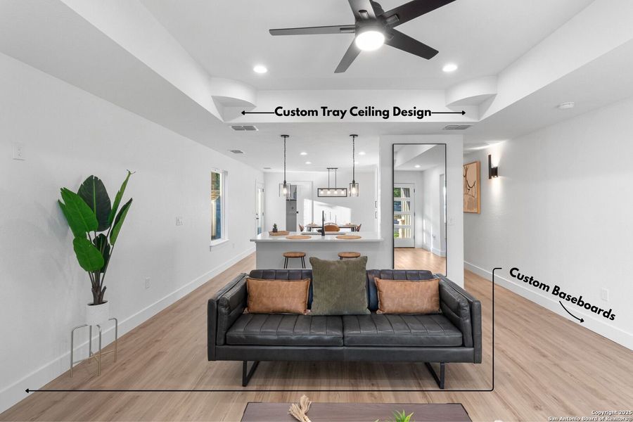 Furnished interior view inside a new home in , San Antonio (Image 4). Furnished interior view inside a new home in , San Antonio (Image 4).