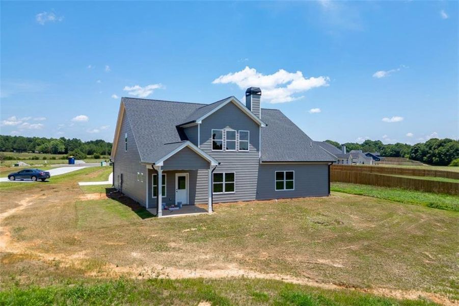 Exterior details and patio area of a home in , Hartwell (Image 23).