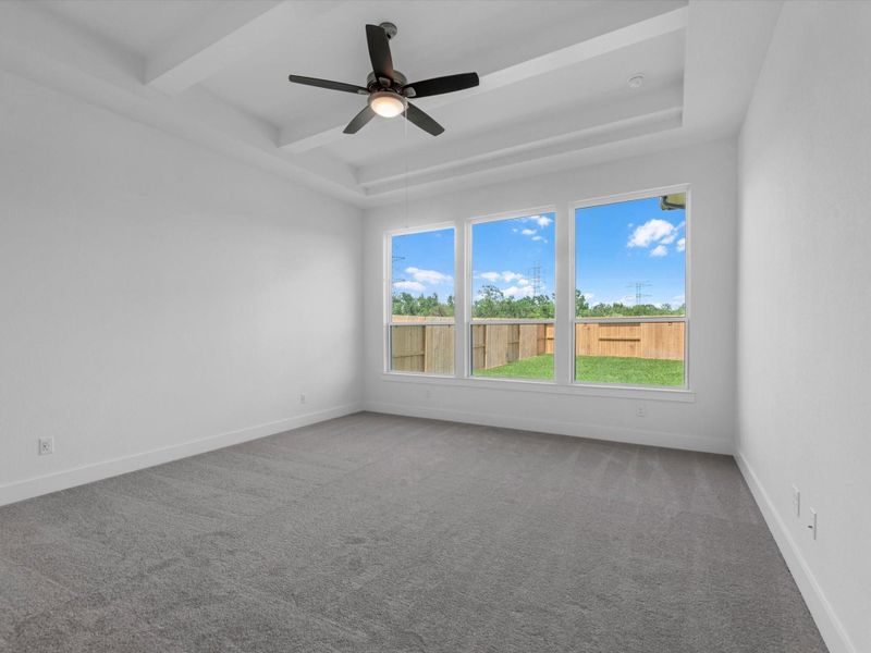 Spacious, unfurnished interior of a new home in Sienna 60’, Missouri City (Image 24).