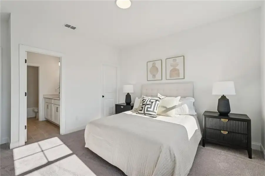 Furnished interior view inside a new home in Millcroft, Buford (Image 9).