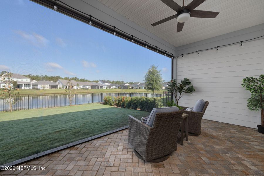 Exterior details and patio area of a home in Seabrook Village at Seabrook, Ponte Vedra (Image 36).