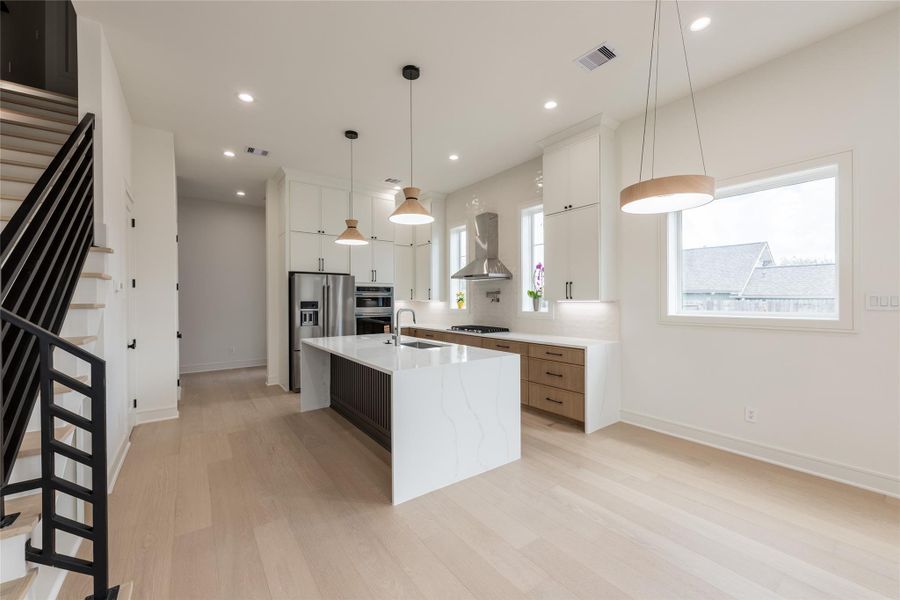 Furnished interior view inside a new home in , Houston (Image 9).