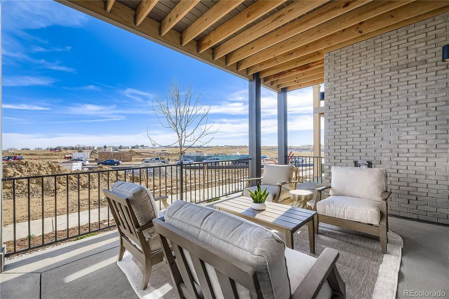 Covered front porch