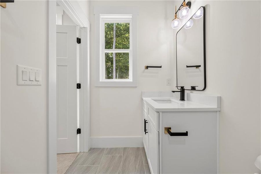 Furnished interior view inside a new home in , Marietta (Image 47).